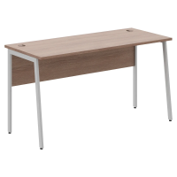 Стол прямой СП-3.1P Ясень Шимо/Алюминий 1400х608х755 IMAGO PLUS