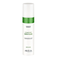 Флюид-крем перед депиляцией Aravia Comfort Skin Fluid, барьерный с маслом черного тмина и экстрактом мелиссы, 250мл