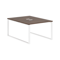 Стол 2-х местный EQWST 1116 Дуб Денвер тёмный/Белый 1160х1606х750 EDIS