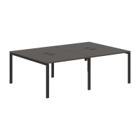 Стол 4-х местный EUWST 2316 Мокко/Черный 2326х1606х750 EDIS