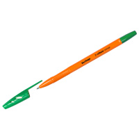 Шариковая ручка Berlingo Tribase Orange зеленая, 0.7мм