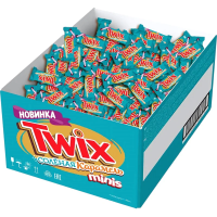 Шоколадный батончик Twix Minis Соленая карамель, 2,7кг