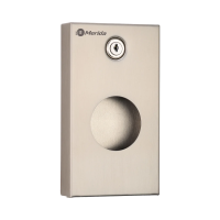 Диспенсер для гигиенических пакетов Merida Stella R GSA002.R, Anti Finger, металлический