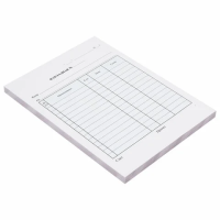 Накладная 3-слойная самокопирующаяся, А5 151х208 мм, КОМПЛЕКТ 5 книжек по 50 шт., STAFF, 130286