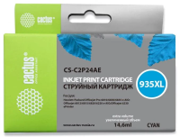 Картридж струйный Cactus CS-C2P24AE голубой