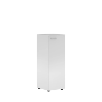 Шкаф колонка с глухой средней дверью и топом XMC 42.1 Белый 432х432х1190