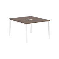 Стол 2-х местный ELWST 1113 Дуб Денвер тёмный/Белый 1160х1346х750 EDIS