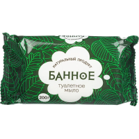 Мыло туалетное Донагропродукт 'Банное', флоу-пак, 200г