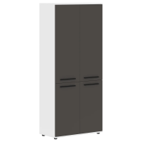 Шкаф высокий широкий EHCS 85.3 Мокко/Черный/Белый 852х430х1967 EDIS