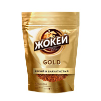 Кофе растворимый Жокей Gold 75г, пакет