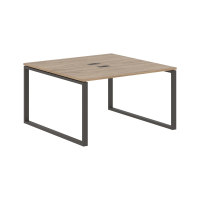 Стол 2-х местный EQWST 1313 Дуб Денвер светлый/Мокко 1360х1346х750 EDIS