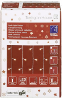 Tarrington House Электрогирлянда сосульки 175Led теплый белый, 3 х 0.4м