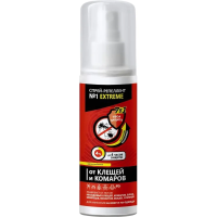 Средство от насекомых Спрей-Репеллент 1 EXTREME от клещ и комар 100мл Спб