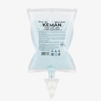 Пенное мыло в картридже Keman К1 800мл, антибактериальный эффект, бесцветное, без отдушки, 100046