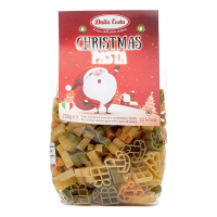 Макароны фигурные детские Dalla Costa Christmas Pasta с томатами и шпинатом, 250г