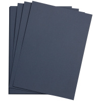 Цветная бумага Clairefontaine Etival color темно-синий, 500х650мм, 24 листа, 160г/м2, легкое зерно