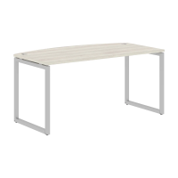 Стол руководителя XQET 169 Сосна Эдмонт/Алюминий 1600х867х750 XTEN-Q