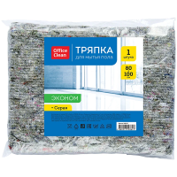 Тряпка для мытья пола Officeclean Эконом 80х100см, хлопок-полиэстер