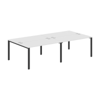 Стол 4-х местный XS6WST 2814 Белый/Антрацит 2800х1406х750 XTEN-S60