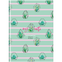 Скетчбук 80л., А5 7БЦ BG 'My cacti', матовая ламинация, 100г/м2