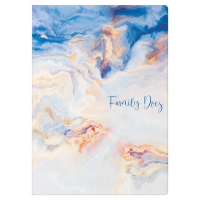 Папка-органайзер семейная для 4-х комплектов документов 'Marble 2', А4, цветной принт, STAFF, 238341