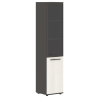 Шкаф высокий узкий EHCS 42.7(L) ЯсеньТраун/Мокко/Мокко 426х430х1967 EDIS