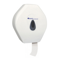 Диспенсер для туалетной бумаги в рулонах Merida Top Maxi BTS101, белый/серый