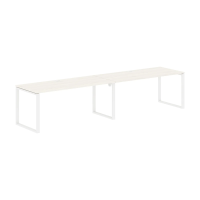 Стол 2-х местный EQWST 3580 Ясень Траун/Белый 3526х800х750 EDIS