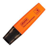 Текстовыделитель Attache Colored оранжевый, 1-5мм, скошенный наконечник