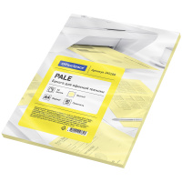 Цветная бумага для принтера Officespace Pale желтая, А4, 50 листов, 80г/м2