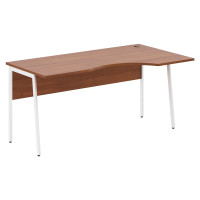 Стол прямой СА-1P(R) Орех Французский/Белый 1600х900х755 IMAGO PLUS