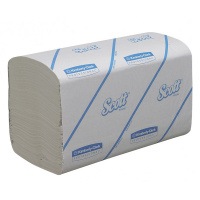 Бумажные полотенца Kimberly-Clark Scott Perfomance 6663, листовые, белые, Z укладка, 212шт, 1 слой