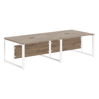 Стол для заседаний ECT 2812 Кария Пальмира/Белый 2800х1200х750 ENIO