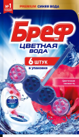 Блок туалетный Бреф Цветочная свежесть (50г x 6шт), 300г