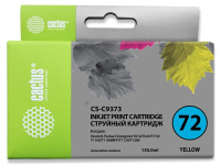 Картридж струйный Cactus CS-C9373 №72 фото желтый (130мл) для HP DJ T610/T620/T770/T1100/T1100/T1120