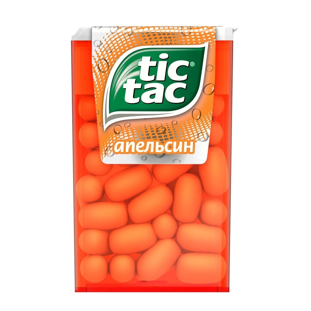 Драже Tic Tac апельсин, 16г купить в интернет-магазине, цена 90.96 руб.