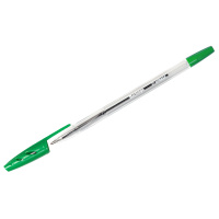 Шариковая ручка Berlingo Tribase зеленая, 1мм