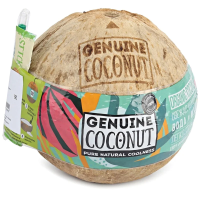 Кокос с трубочкой