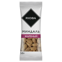 Миндаль Rioba жареный соленый, 50г