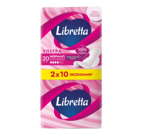 Прокладки Libretta Ultra Normal мягкая поверхность, 20шт