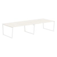 Стол 4-х местный EVWST 3513 Ясень Траун/Белый 3526х1346х750 EDIS