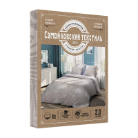 Комплект постельного белья Самойловский текстиль Gen Уют бязь евро