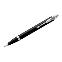 Ручка шариковая Parker 'IM Essential Muted Black CT' синяя, 1,0мм, кнопочн., подарочная упаковка