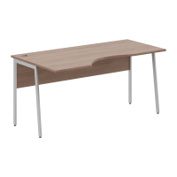 Стол прямой СА-1P(L) Ясень Шимо/Алюминий 1600х900х755 IMAGO PLUS
