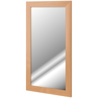 Зеркало Мета Мебель 500х20х880мм МДФ бук, настенное прямоугольное