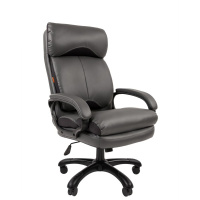 Офисное кресло Chairman 505 экопремиум серый (черный пластик)