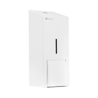 Диспенсер для мыла наливной Merida Stella R DSB106.R, белый, металлический, 1л, Макси