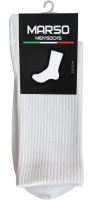 Носки мужские Marso Sport НМC-0001 хлопок-полиамид белые, 42-44