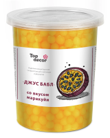 Шарики соковые джус бабл Top Decor маракуйя, 1кг