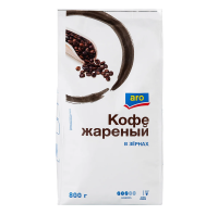 aro Кофе жареный зерновой, 800г
